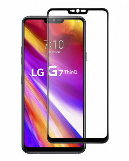 Захисне скло Full screen PowerPlant для LG G7 ThinQ, Black-[articul]