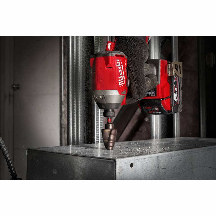 Свердло ступінчасте SHOCKWAVE Impact Duty MILWAUKEE, Ø4-12мм з кроком 2мм-48899262