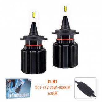 Лампи PULSO J1/H7/LED-chips CSP/9-32v20w/4000Lm/6000K-[articul]