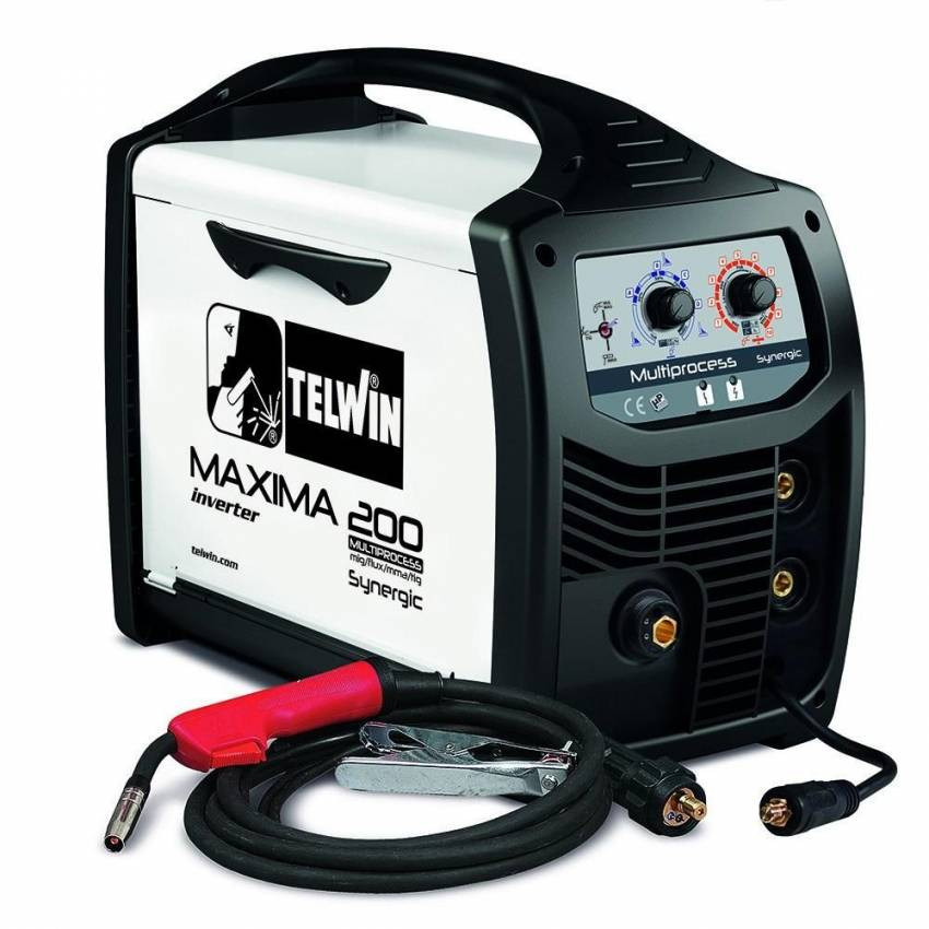 Зварювальний апарат Telwin MAXIMA 200 SYNERGIC 230V READY PACK-816127