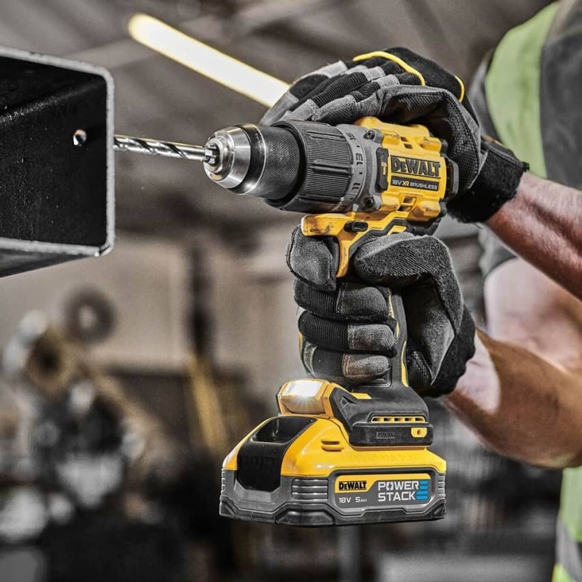 Дриль-шурупокрут акумуляторний безщітковий ударний DeWALT DCD805H2T-DCD805H2T