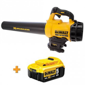 Повітродувка акумуляторна безщіткова DeWALT DCM562P1 DCB184-[articul]