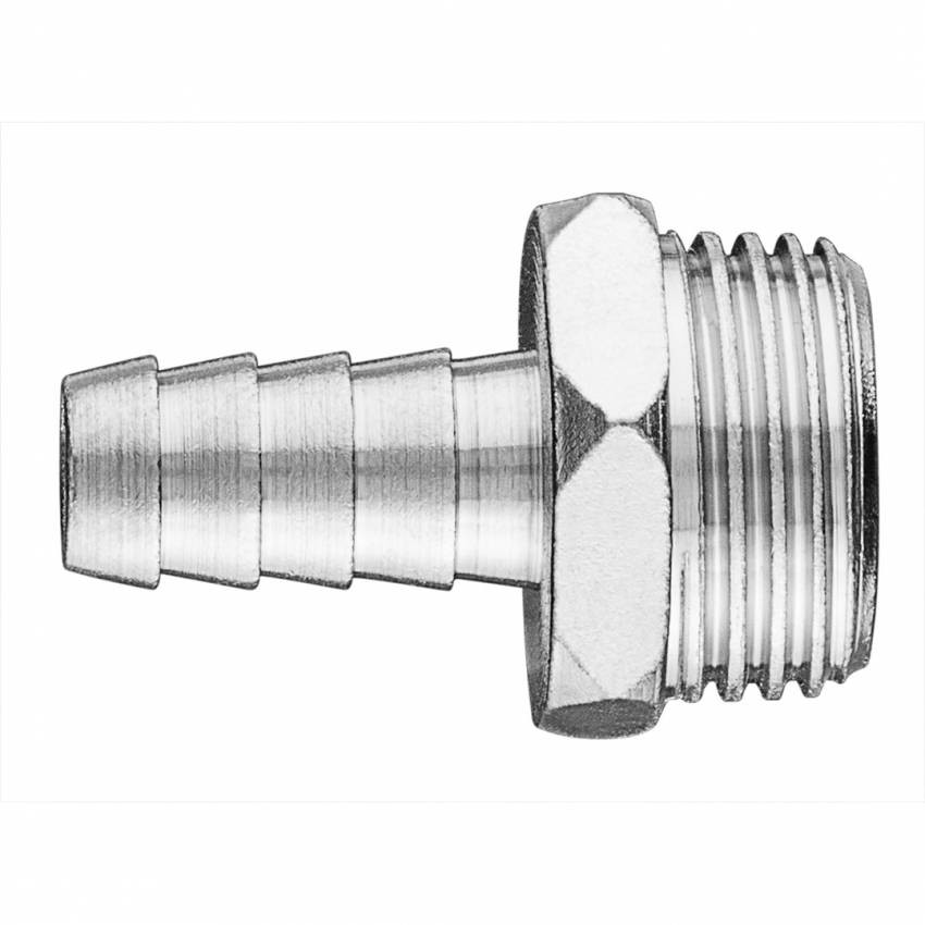 Штуцер для шланга 10 мм, с резьбой M 1/2"-12-617