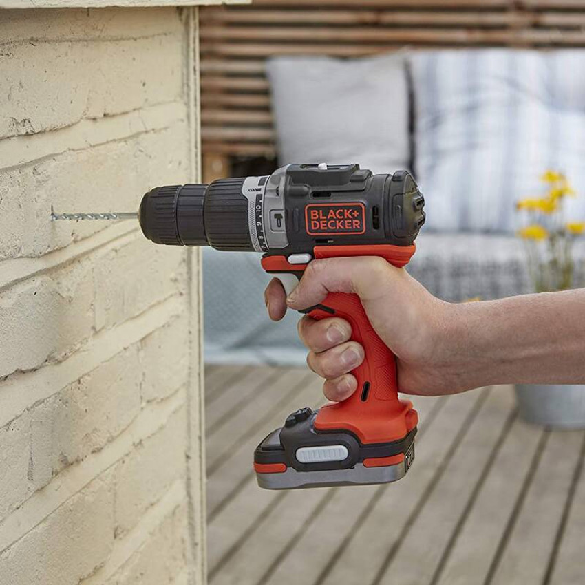 Набір із двох інструментів BLACK DECKER BDCK121S1S-BDCK121S1S