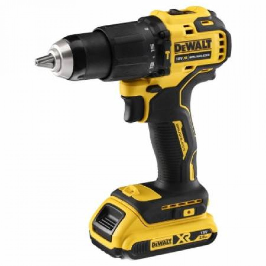 Дриль-шуруповерт акумуляторний безщітковий ударний DeWALT DCD709S2T_1-DCD709S2T_1