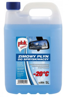 Рідина для склоочисника ZIMOWY PLYN 5л -20°C (омивач) PLAK ATAS-[articul]