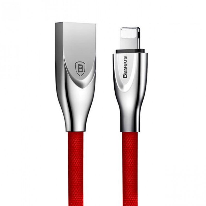 Кабель Baseus Zinc USB 2.0 to Lightning 2A 1M Червоний (CALXN-09)-