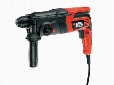 Перфоратор BLACK DECKER, SDS-Plus, 550Вт, 1.6 Дж, 3-х режим., Бурий 8 та 10 мм, валіза.-[articul]