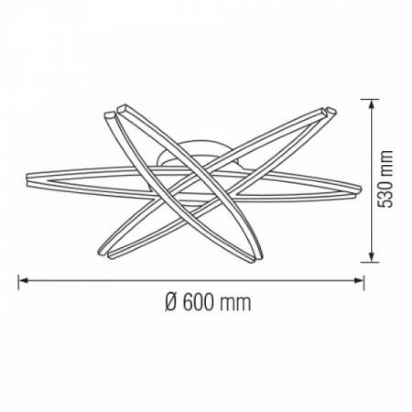 Світлодіодна люстра AVALON 35W-019-018-0035-010