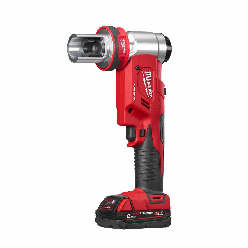 Акумуляторний гідравлічний пробійник MILWAUKEE M18 HKP-201CA ( зарядний пристрій, 1 акум.X M18 B2 (2Ач)-4933451204