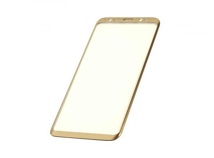 Захисне скло 3D PowerPlant для Samsung S8 Gold-GL601028