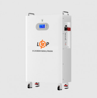 Акумулятор LP LiFePO4 51,2V - 280 Ah (14336 Wh) (Smart BMS 200A) с LCD AB RS485/CAN-[articul]