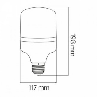 Світлодіодна лампа TORCH-40 40W E27 6400K