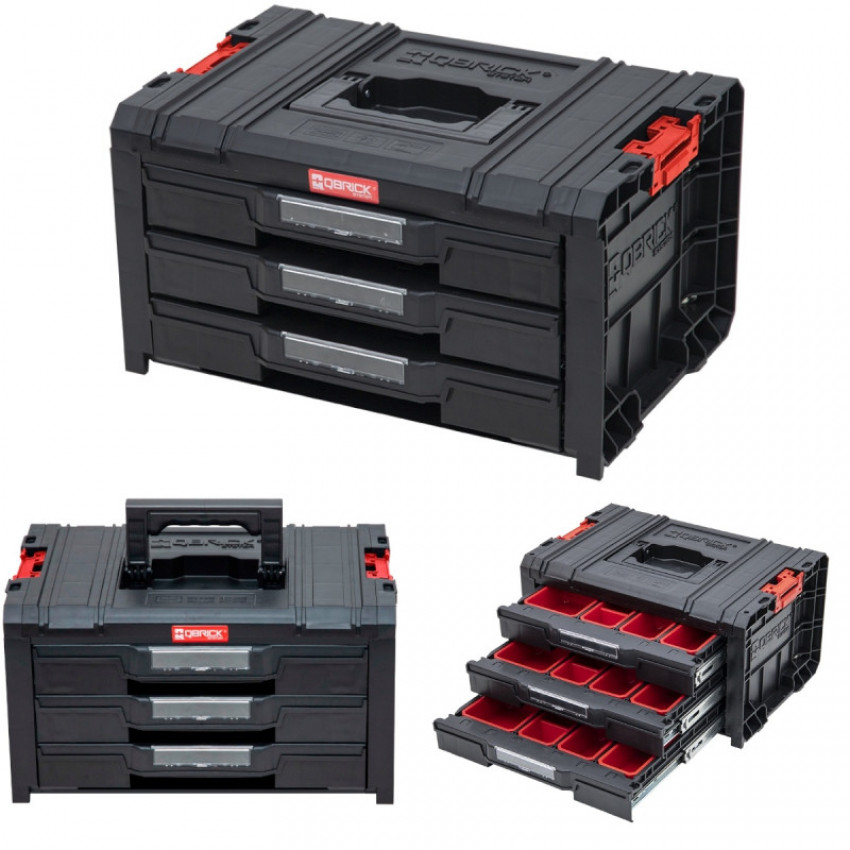 Ящик для інструментів QBRICK SYSTEM PRO DRAWER 3 TOOLBOX 2,0 EXPERT-SKRQPROD3E2CZAPG003