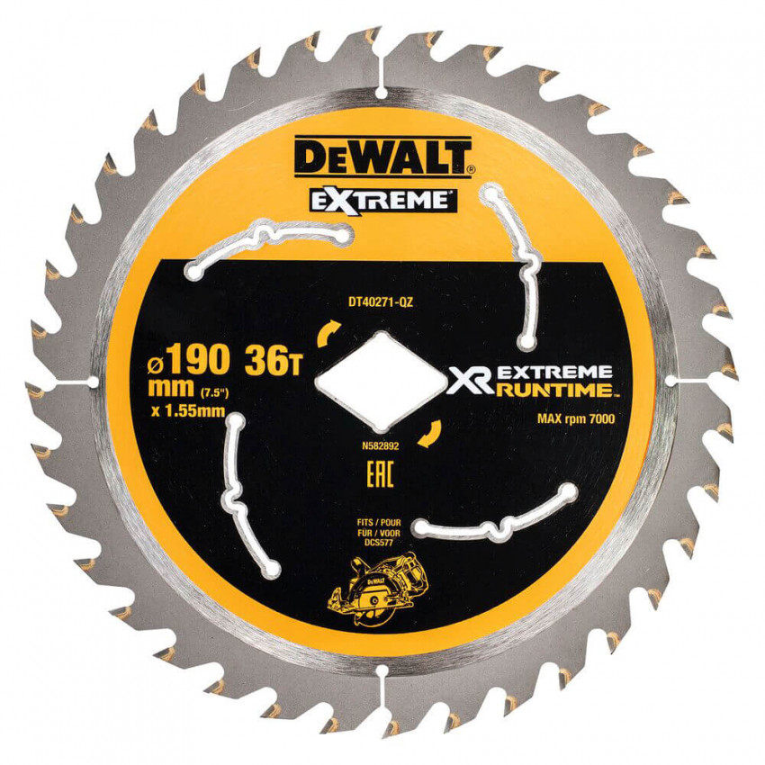 Диск пиляльний DeWALT DT40271-DT40271