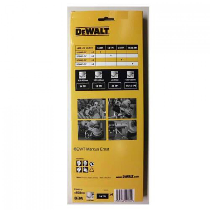 Полотно пиляльне для металу DeWALT DT8461-DT8461