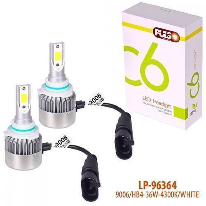 Лампи PULSO C6/LED/HB4 9006 P22D/2*280°COB/12-24v36w/3800Lm/4300K-LP-96364 (40)