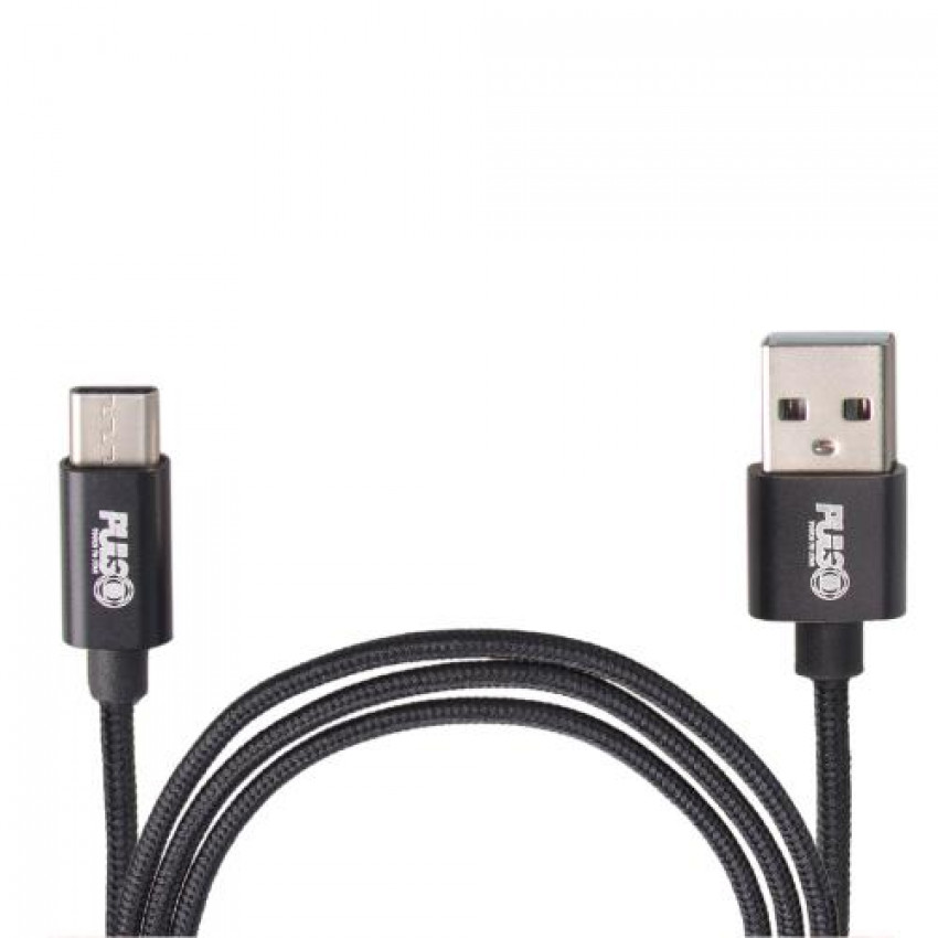 Кабель VOIN CC-1802C BK USB - Type C 3А, 2m, black (швидка зарядка/передача даних) (CC-1802C BK)-CC-1802C BK