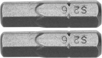 Насадка викрутка YATO: &quot;HEX&quot; H6 x 25 мм, HEX 1/4&quot;, AISI S2, 2 шт-[articul]