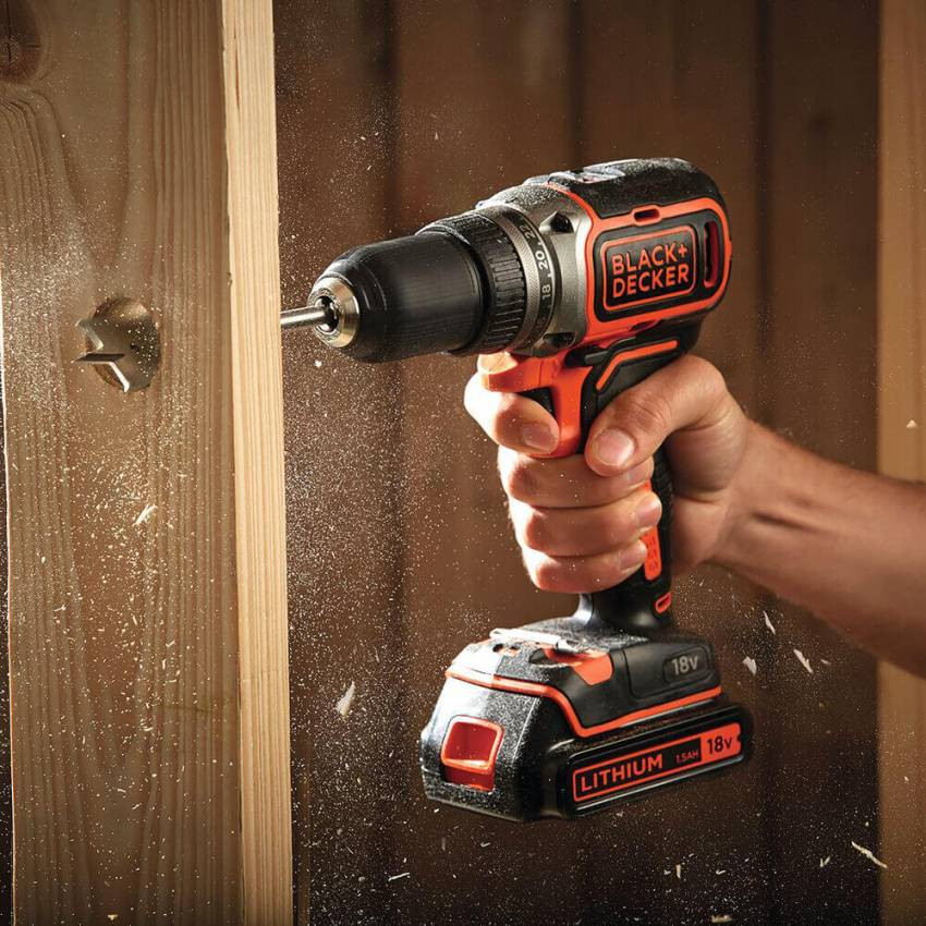 Дриль-шуруповерт акумуляторний безщітковий BLACK DECKER BL186N-BL186N