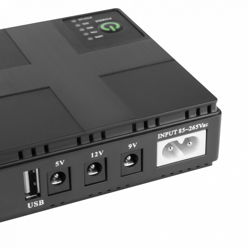 Портативне джерело безперебійного живлення GreenVision GV-009-UPS-DC1018W Black-