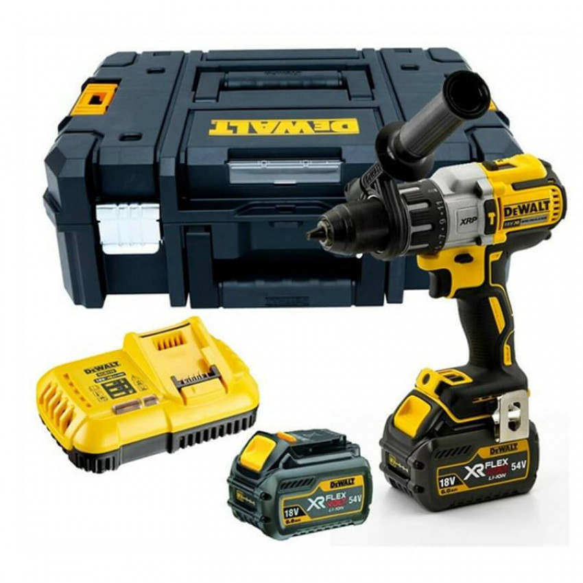 Дриль-шуруповертний акумуляторний безщітковий ударний DeWALT DCD996T2-DCD996T2