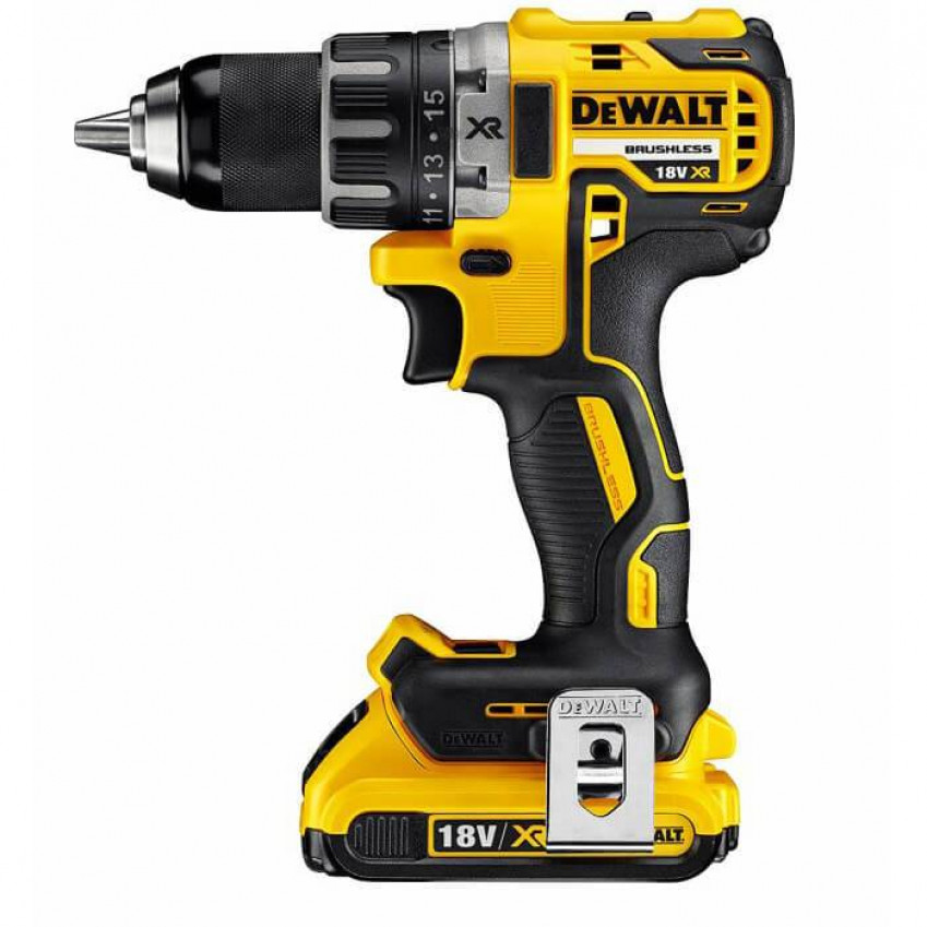 Дриль-шуруповерт акумуляторний безщітковий DeWALT DCD791L2T-DCD791L2T