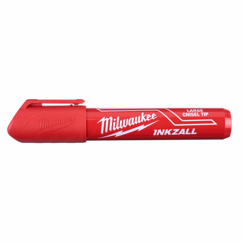 Маркер для будмайданчика InkZAll MILWAUKEE, великий (XL), червоний-4932471560