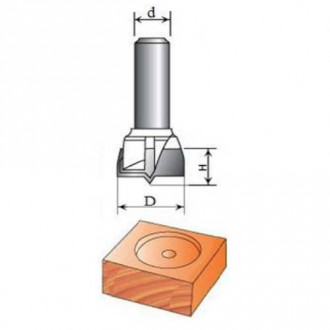 Фреза Для меблевої петлі (свердло Форстнера) №1011 (D50, h18) 08-040-500-[articul]