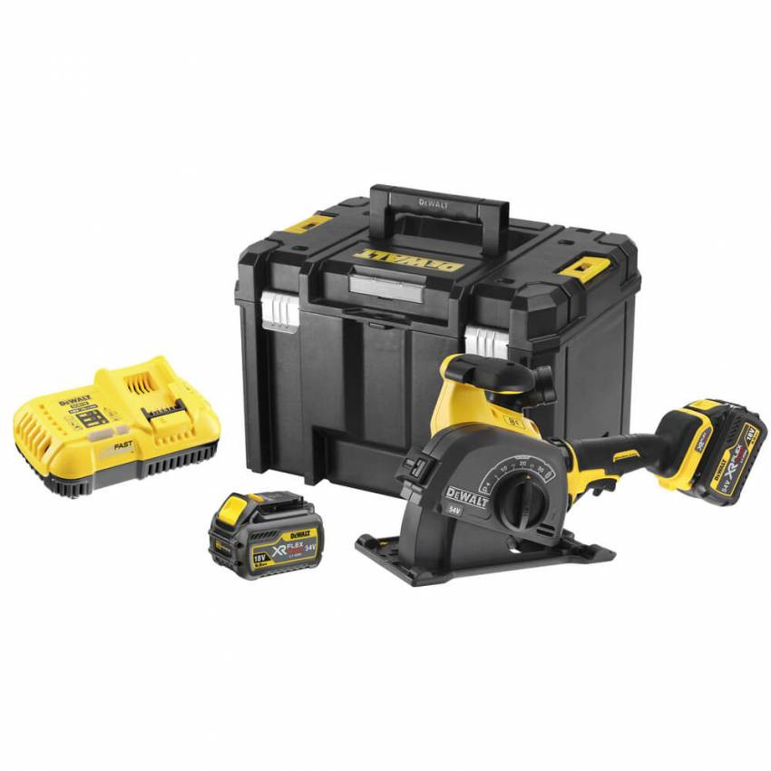 Штроборіз акумуляторний безщітковий, 54В XR FLEXVOLT Li-lon DeWALT DCG200T2-DCG200T2