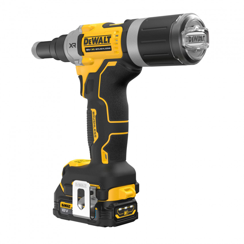 Заклепочник акумуляторний безщітковий DeWALT DCF414E2GT-DCF414E2GT