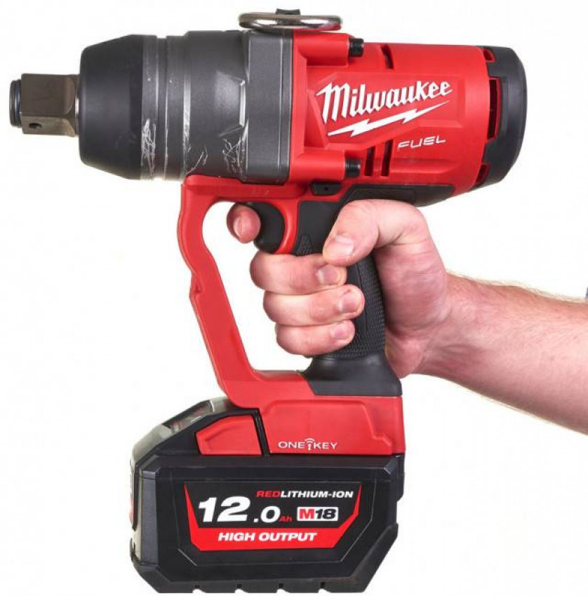 Гайковерт акумуляторний 1" MILWAUKEE, M18 ONEFHIWF1-802X, 2400Нм (зарядний пристрій, 2 акум.Х 8Ач, HDкейс)-4933459733