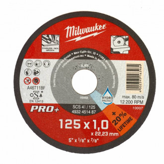 Диск відрізний MILWAUKEE, SCS 41/125х1 PRO, Ø125мм-[articul]