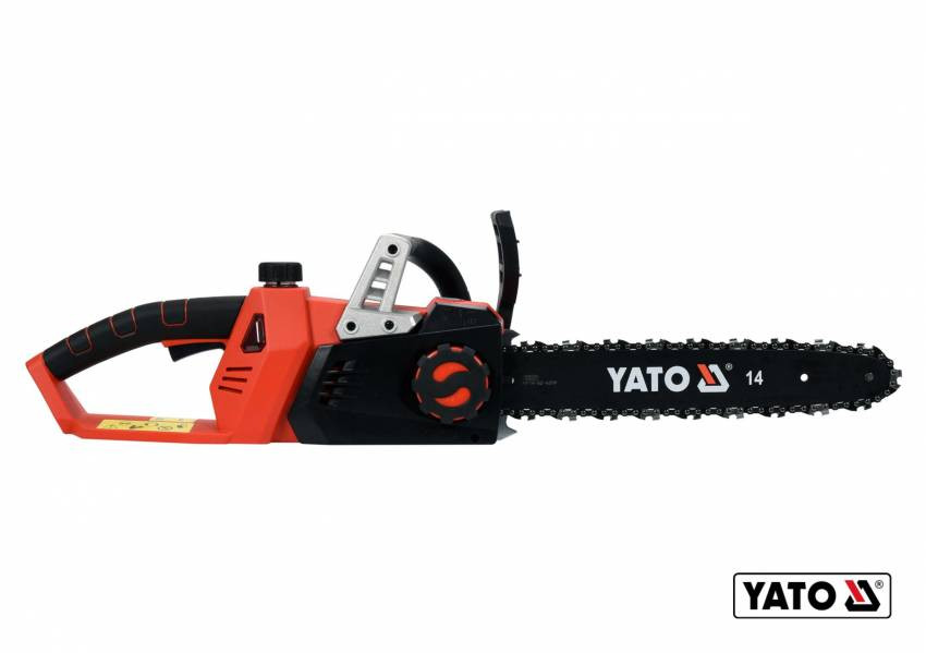 Пила ланцюгова акумуляторна YATO 36 В (2 x Li-Ion 18 В) 14"/35 см (БЕЗ АКУМУЛЯТОРА)-YT-82813