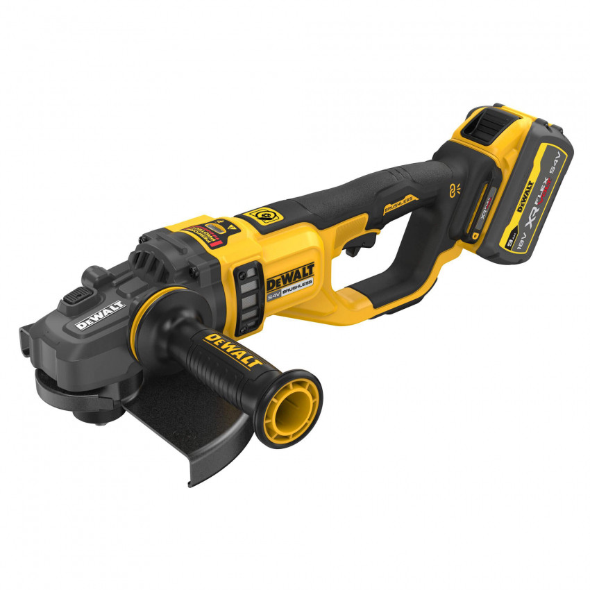 Шліфмашина кутова - болгарка акумуляторна безщіткова DeWALT DCG460X2-DCG460X2