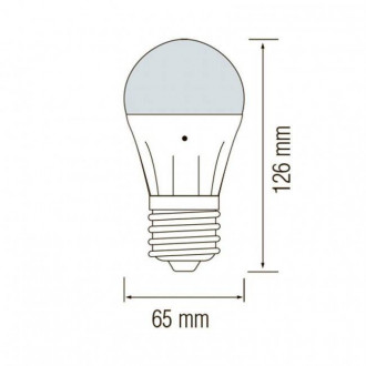 001-068-0010-030 Лампа з фотосенсором A60 SMD LED 10W 4200K E27 1032Lm 170-240v / 10/100