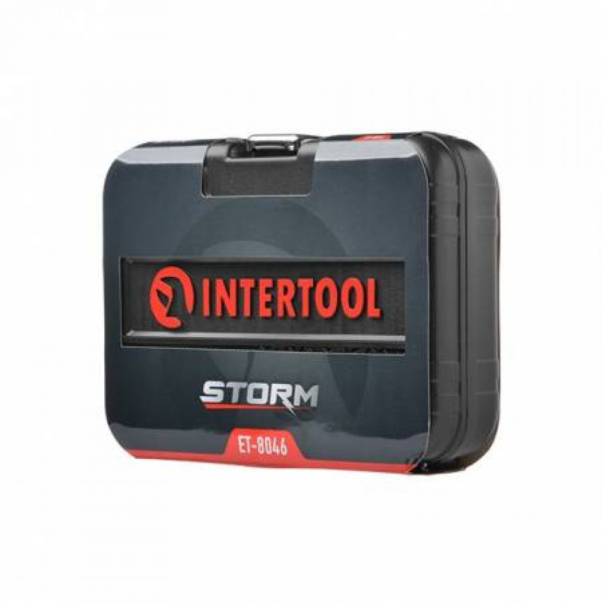 Набір інструментів 1/4 ", 46 од., Cr-V STORM INTERTOOL ET-8046-ET-8046