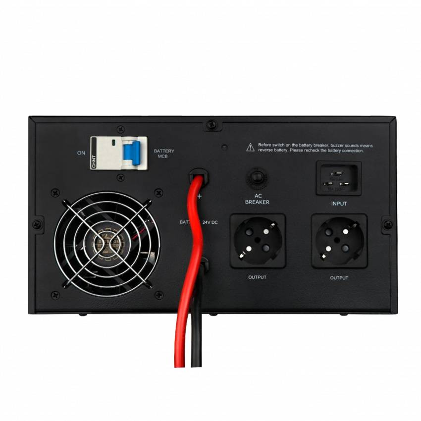 ДБЖ з правильною синусоїдою 24V LPE-B-PSW-2300VA+ (1600Вт) 1-40A-