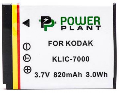 Акумулятор PowerPlant Kodak KLIC-7000 820mAh-[articul]