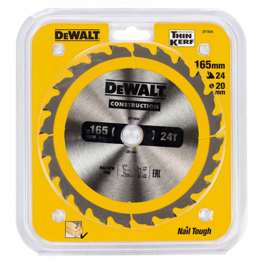 Диск пильний DeWALT DT1934-DT1934