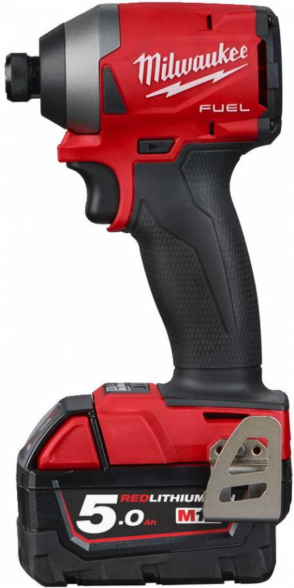 Імпульсний ударний шуруповерт акумуляторний 1/4" HEX MILWAUKEE, M18 FID2-502X, 226Нм, (зарядний пристрій, 2 акум.Х 5Ач, HDкейс)-4933464088