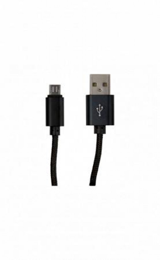 Кабель USB - Micro USB (чорний)-(400) Bk