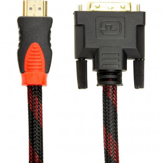 Відео кабель PowerPlant HDMI – DVI, 1.5м-[articul]