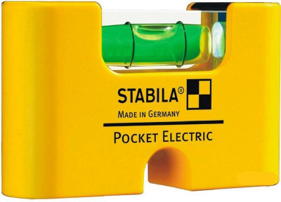 Рівень - міні STABILA Pocket Electric Str 45 D-76855 магнітний, для електриків: 7 х 2 х 4 см-[articul]