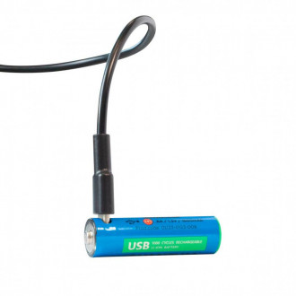 Набір акумуляторів літій-іонних Quantum USB Li-ion AA 1.5V, 1600mAh plastic case, 2шт/уп