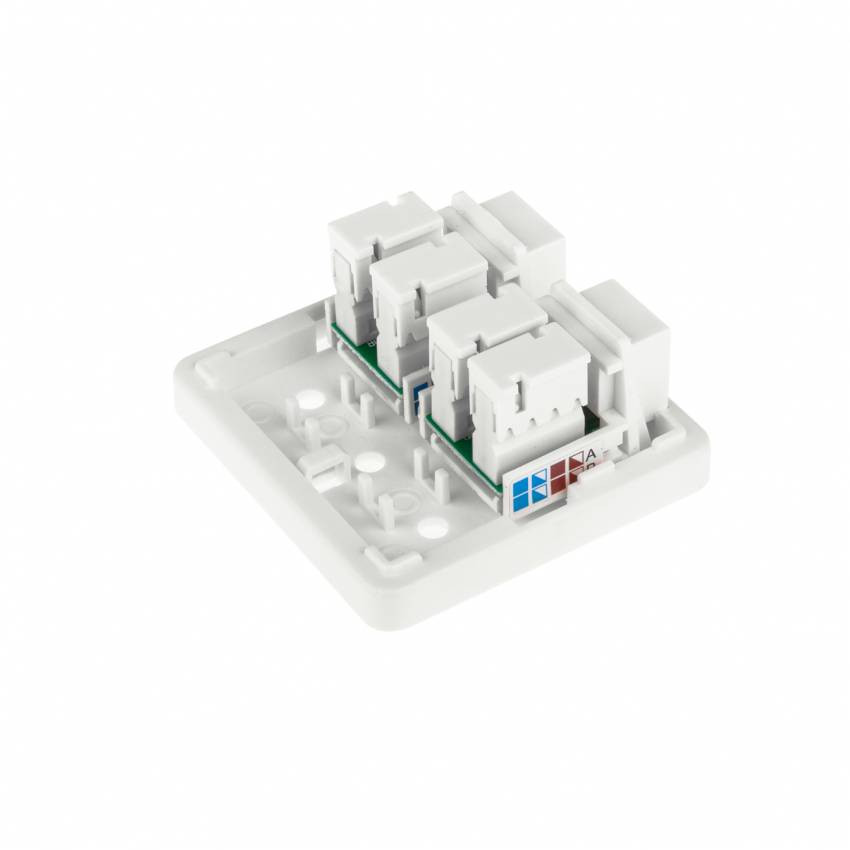 Розетка RJ-45 2-порта кат.5е UTP LP-114-