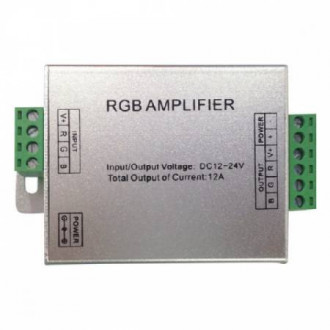 Підсилювач світлодіодної стрічки RGB AMPLIFIER 12A-[articul]