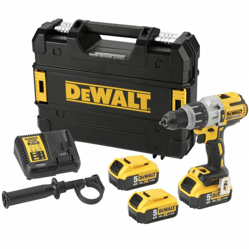 Дриль-шуруповертний акумуляторний безщітковий ударний DeWALT DCD996P3-DCD996P3