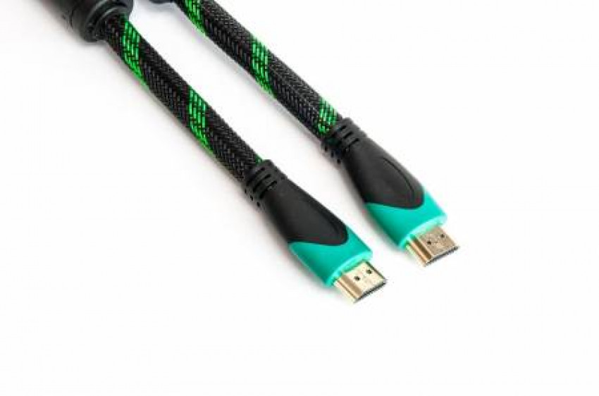 Відео кабель PowerPlant HDMI - HDMI, 1.5м, позолочені конектори, 2.0V, Double ferrites, Highspeed-KD00AS1250